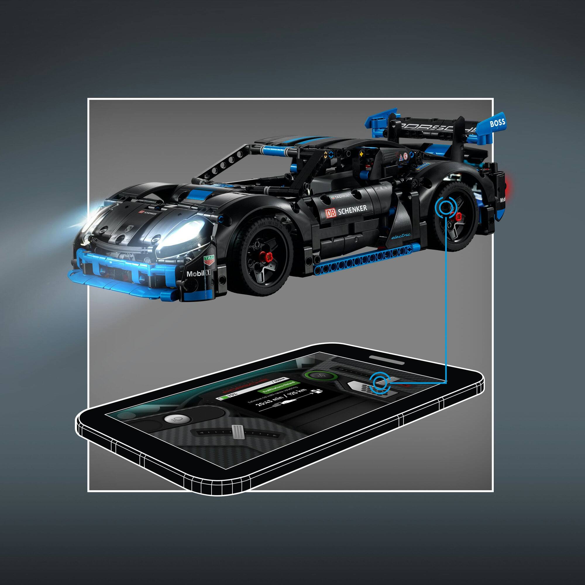 LEGO® Technic™ Porsche GT4 e-Performance Race Car Toy 42176